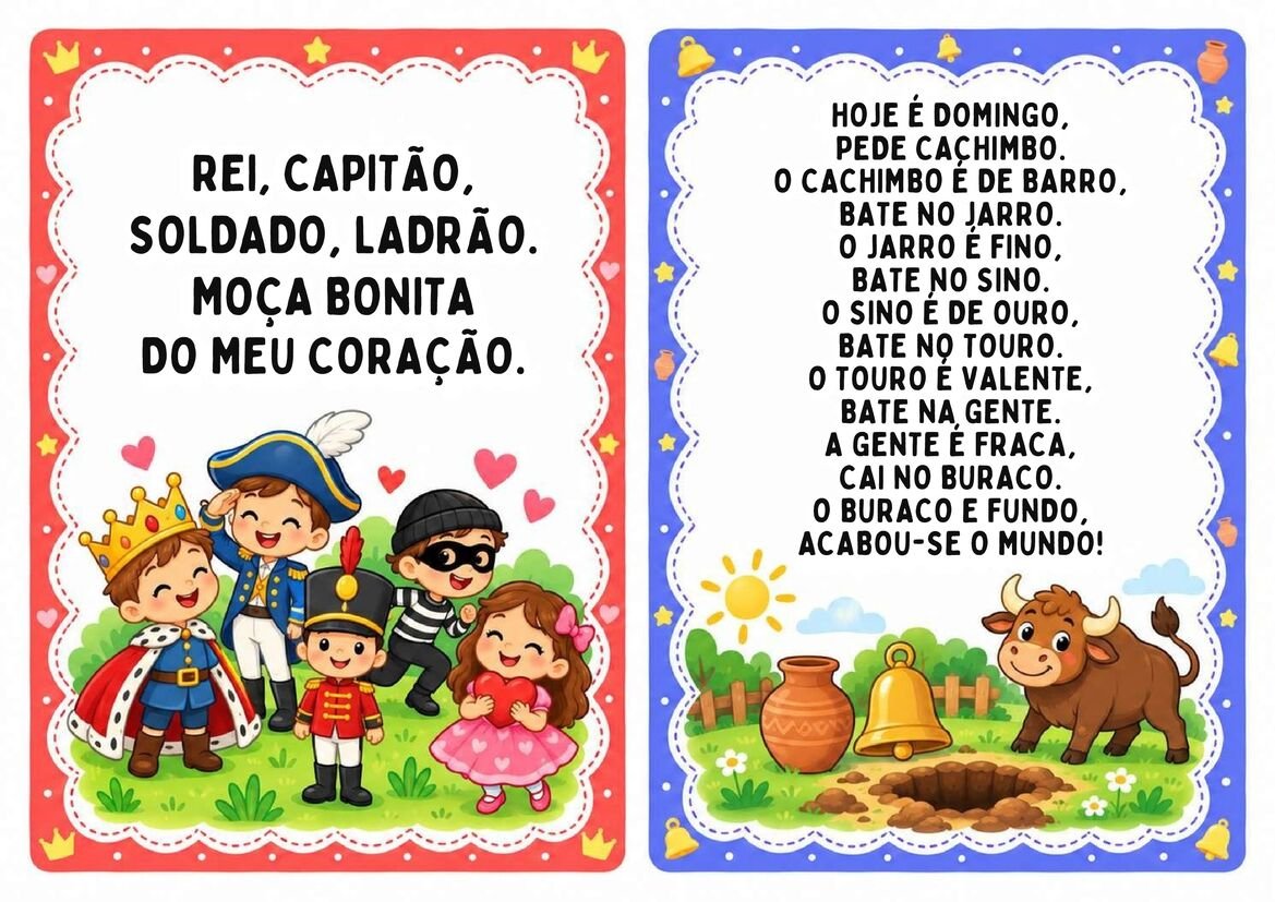 Parlendas para Imprimir gratuito página 5